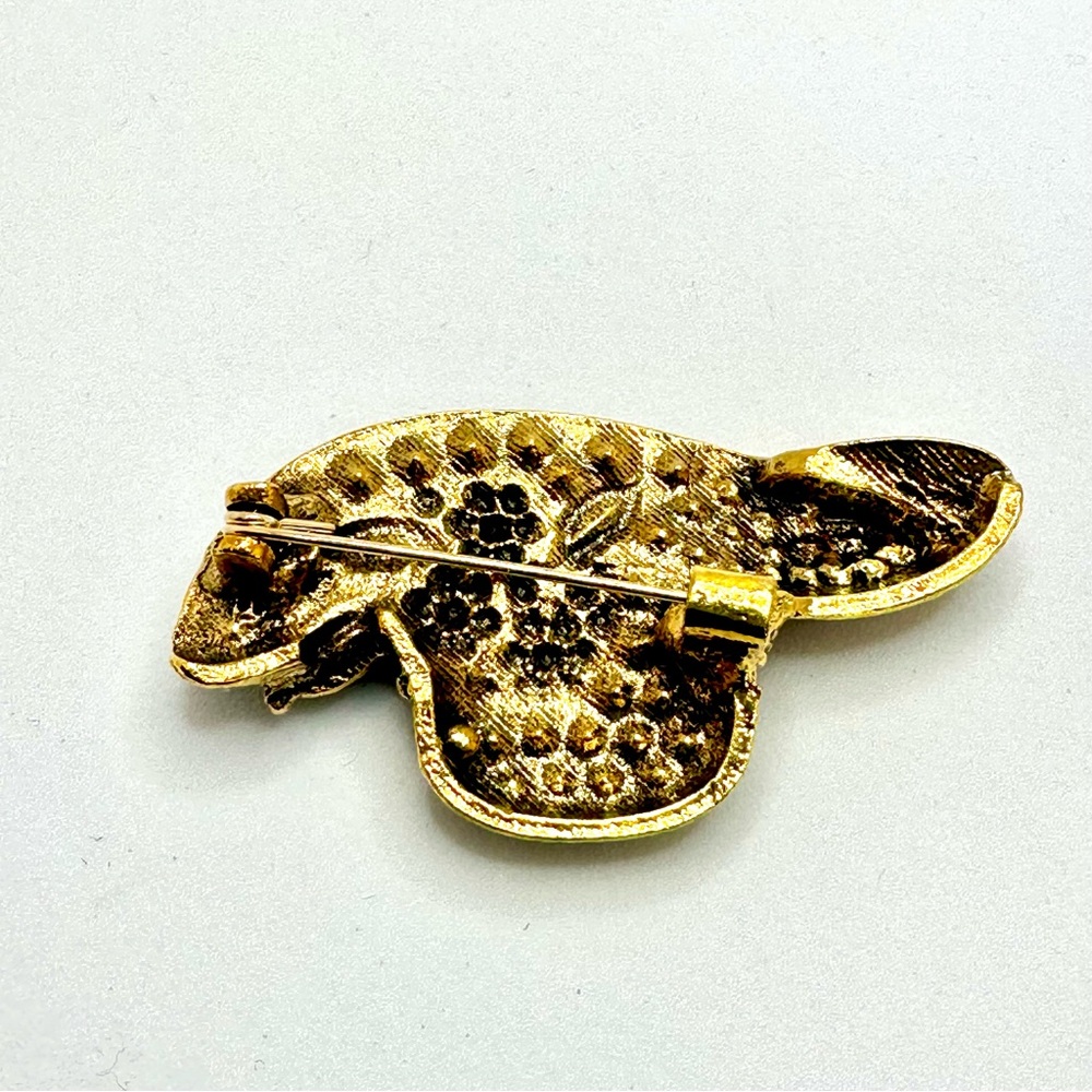 NWOT - Colorful Spring Bonnet Brooch - Picture 6 of 11